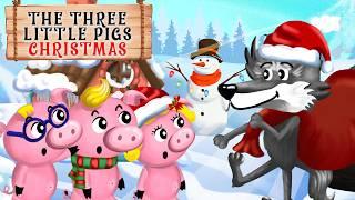 A Three Little Pigs Christmas | Fairy Tales & Bedtime Stories For Kids | Kiddom Tales