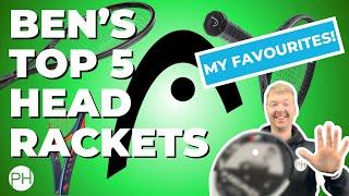 REVIEW: TOP 5 HEAD TENNIS RACKETS 2024 | Tennis Coach | Racquet Review | PH Tennis