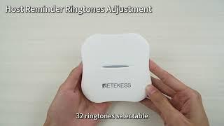 Retekess TH016 WiFi Smart Bed Alarm Motion Sensor New Arrival