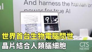 世界首台生物電腦問世　晶片結合人類腦細胞｜華視新聞 20250307@CtsTw