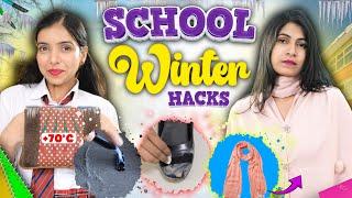 School Hacks In Winter  - Teacher vs Students | Back To School | Anaysa