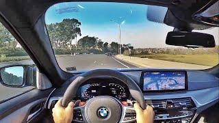 2021 BMW M5 Competition POV Test Drive (3D Audio)(ASMR)