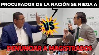 DIPUTADO SE PONE BRAVO CON EL PROCURADOR DE LA NACIÓN POR NEGARSE A PONER DENUNCIAS, GUATEMALA