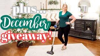 AFTER DARK CLEAN WITH ME + HUGE DECEMBER GIVEAWAY!! (CLOSED)| My Night Time Cleaning Routine 2020