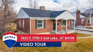 1855 E 1700 S Salt Lake, UT | Video Tour | Utah Homes for Sale