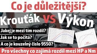 Krouťák (Nm) Vs Výkon (Kw) Jakej je mezi tím rozdíl a jak to skutečně funguje?