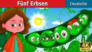 Fünf Erbsen | Five Peas Story in German | Deutsche Märchen | @GermanFairyTales