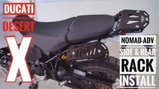 Ducati Desert X - Nomad-ADV Side & Rear rack install
