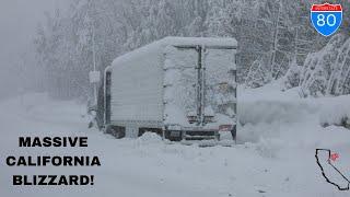 Chasing a MASSIVE California Blizzard! Short Documentary/Compilation