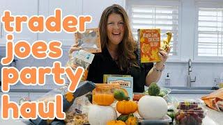 Trader Joes Haul For Fall Party