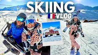 SKIING VLOG! ️ driving to the Alps, zip-lining, toboggan run & Christmas ️ Val Thorens France 