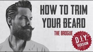 HOW TO TRIM YOUR BEARD AT HOME - with GQ's Matty Conrad THE BROGUE DIY VERSION