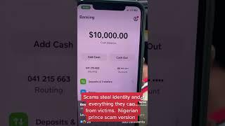 Cashapp Scam all over social media   Google it!  Steals identity and payments and worse.