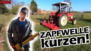 Neuer Mulcher! | Zapfwelle kürzen | ERSTER TEST! | DEMA Schlegelmulcher | IHC 533 | Mr. Moto