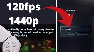 How to UNLOCK PS5 1440p 120Hz Support | The Update Everyone Wanted