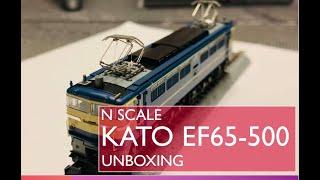 Japanese N Scale Model EF65 -500 Electric Locomotive Unboxing