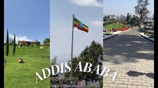 TRAVEL VLOG : TOURING ADDIS ABABA(Travel Prep+ Walking+Food)