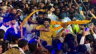 Talasani Sai Kiran Yadav Teenmaar Dance at Talasani Srinivas Yadav Palaram Bandi 2023 Procession