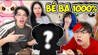 PHONG CẬN VÀ SAMMY UNBOX BÉ BA 1000% SIÊU TO KHỔNG LỒ CÙNG MÈO SIMMY KAIRON ! ĐẬP HỘP BABY THREE