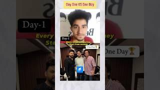 Famous Influencers: Day One VS One Day #shorts #youtube #samayraina #bb #cr7 #shortsfeed