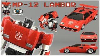 ||Smart transformations|| Masterpiece MP-12 Lambor (Sideswipe) Lamborghini transformed + showcase!