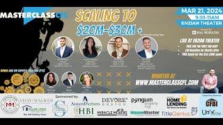 "Scaling to $20M-$30M (in their 20's & 30's)" + Ask the Experts [Title Edition]