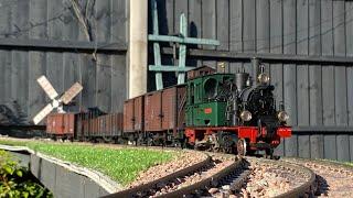 Summertime in the garden, warm day Garden Railway Operating session