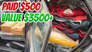 THE BEST GARAGE SALE HAUL OF 2021 (FILLED MY ENTIRE CAR)