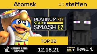 PSS S12:E2 - Atomsk (King Dedede) vs alt | steffen (Steve) - Top 32