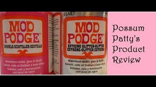 Mod Podge Review: Sparkle vs  Extreme Glitter