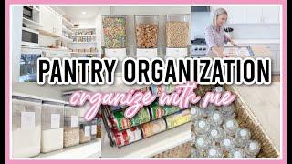 NEW PANTRY ORGANIZATION! | ORGANIZE WITH ME 2023