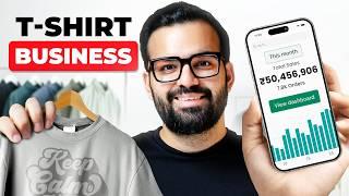 How to start a T-shirt business in India for free (from home)