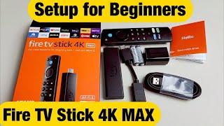 Fire TV Stick 4k MAX: How to Setup for Beginners (step by step)