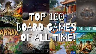 TOP 100 BOARD GAMES OF ALL TIME EVER! | All 100 Games in 7 Minutes!!