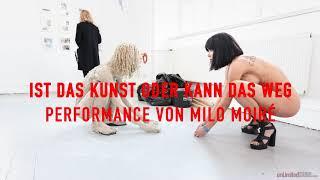 Ist das Kunst oder kann das weg - Performance by Milo Moiré at Kunstakademie Duesseldorf 2019