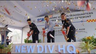 Groundbreaking ceremony for the new SCDF Marine Division Headquarters