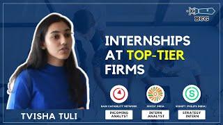 Cracking Dream Internships ft. Tvisha Tuli