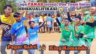 LAGA PANAS  BERAKHIR RICUH, PAGAR SAKTI VS KING KOMANDO.