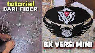 CARA MEMBUAT LAYANGAN RAM RAMAN BK MINI DARI FIBER