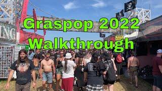 festivals vlog 2022 Graspop walkthrough fair festival and metal market