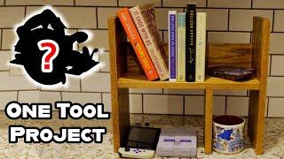 How to Build a DIY Mini Bookshelf with Only One Power Tool