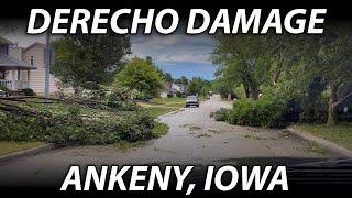 Derecho Damage in Our Neighborhood of Ankeny, Iowa