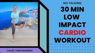 30 minute Low Impact Cardio Walking Workout at Home | No squats, no jumping, no floor