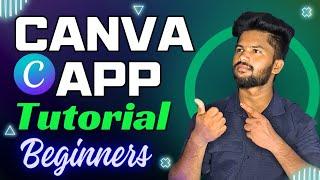 Canva App Full Tutorial in Tamil | Canva Basic Tutorial On Mobile | Canva android