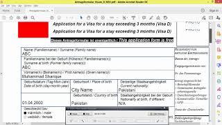 Austria Job Seeker Visa l Application form l Urdu and Hindi