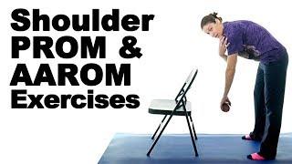 Shoulder Passive & Active Assisted Range of Motion Exercises - Ask Doctor Jo