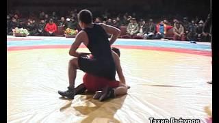 Спорт. Вольная борьба. Чемпионат Кыргызстана-2016. 61 кг 1\32 Анаркул у.Бексултан-Адылбек Мойдунов
