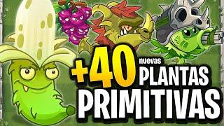 Plantas Vs Zombies 2 PERO con +40 PLANTAS PRIMITIVAS.