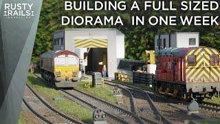 How To Build a Model Rail Diorama In ONE WEEK