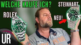 DIE NEUE STEINHART DOUBLE GREEN | ROLEX ODER STEINHART - WELCHE KAUFE ICH MIR? |Test|Review|Deutsch